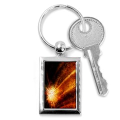 Star Sky Graphic Night Background Key Chains (rectangle)  by Sapixe