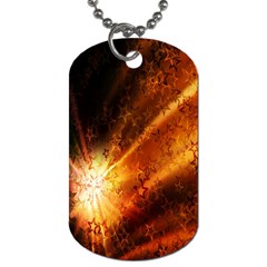 Star Sky Graphic Night Background Dog Tag (two Sides) by Sapixe