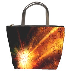 Star Sky Graphic Night Background Bucket Bags by Sapixe