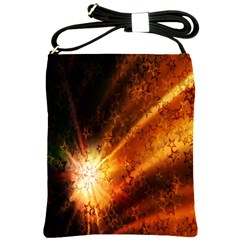 Star Sky Graphic Night Background Shoulder Sling Bags by Sapixe