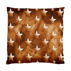 Stars Brown Background Shiny Standard Cushion Case (two Sides) by Sapixe