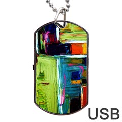 Marakesh 3 Dog Tag Usb Flash (one Side) by bestdesignintheworld