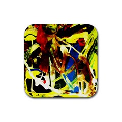 Drama 4 Rubber Coaster (square)  by bestdesignintheworld