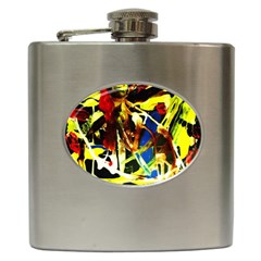 Drama 4 Hip Flask (6 Oz) by bestdesignintheworld