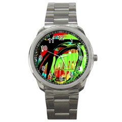 Quiet Place Sport Metal Watch by bestdesignintheworld