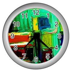 Marakesh 5 Wall Clocks (Silver) 