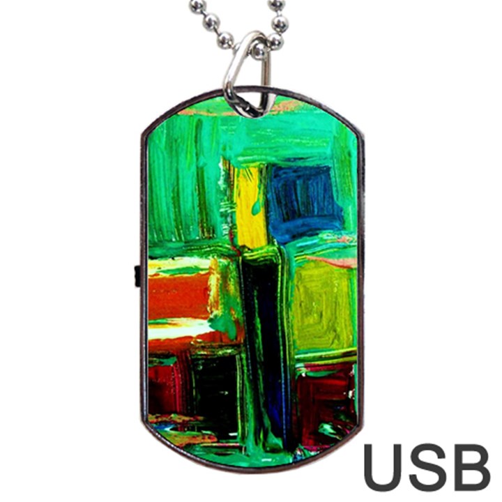 Marakesh 5 Dog Tag USB Flash (One Side)