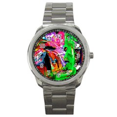 1073194 230077083819951 789389796 O - Triplets-1 Sport Metal Watch by bestdesignintheworld