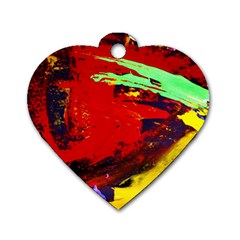 Balboa   Island On A Sand 19 Dog Tag Heart (one Side) by bestdesignintheworld