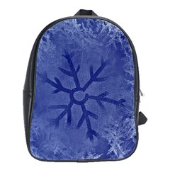 Winter Hardest Frost Cold School Bag (large) by Sapixe