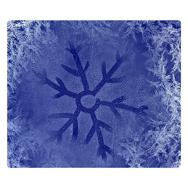 Winter Hardest Frost Cold Double Sided Flano Blanket (Small) 