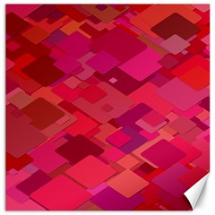 Red Background Pattern Square Canvas 12  X 12   by Sapixe