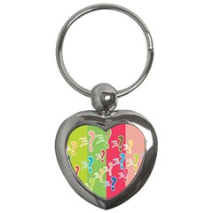 Question Mark Problems Clouds Key Chains (heart)  by Sapixe