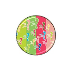 Question Mark Problems Clouds Hat Clip Ball Marker (4 Pack) by Sapixe