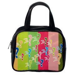 Question Mark Problems Clouds Classic Handbags (one Side) by Sapixe