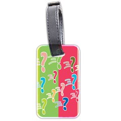 Question Mark Problems Clouds Luggage Tags (two Sides) by Sapixe