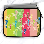 Question Mark Problems Clouds Apple iPad 2/3/4 Zipper Cases Front