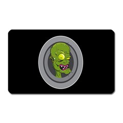 Zombie Pictured Illustration Magnet (rectangular) by Sapixe