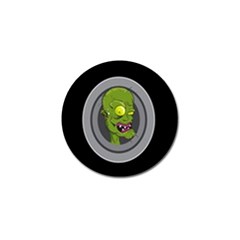 Zombie Pictured Illustration Golf Ball Marker by Sapixe