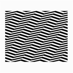 Zig Zag Zigzag Chevron Pattern Small Glasses Cloth (2-side) by Sapixe