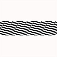 Zig Zag Zigzag Chevron Pattern Large Bar Mats by Sapixe