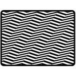 Zig Zag Zigzag Chevron Pattern Fleece Blanket (Large)  80 x60  Blanket Front