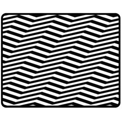 Zig Zag Zigzag Chevron Pattern Fleece Blanket (medium)  by Sapixe