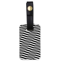 Zig Zag Zigzag Chevron Pattern Luggage Tags (one Side)  by Sapixe