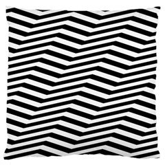 Zig Zag Zigzag Chevron Pattern Large Cushion Case (two Sides) by Sapixe