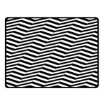 Zig Zag Zigzag Chevron Pattern Double Sided Fleece Blanket (Small)  45 x34  Blanket Front