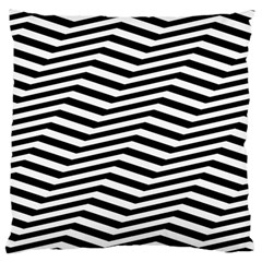 Zig Zag Zigzag Chevron Pattern Standard Flano Cushion Case (one Side) by Sapixe