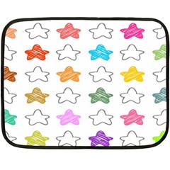 Stars Set Up Element Disjunct Image Fleece Blanket (Mini)