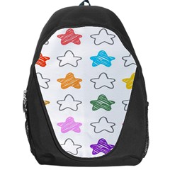 Stars Set Up Element Disjunct Image Backpack Bag