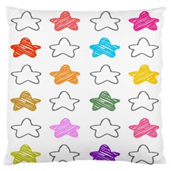 Stars Set Up Element Disjunct Image Standard Flano Cushion Case (Two Sides)