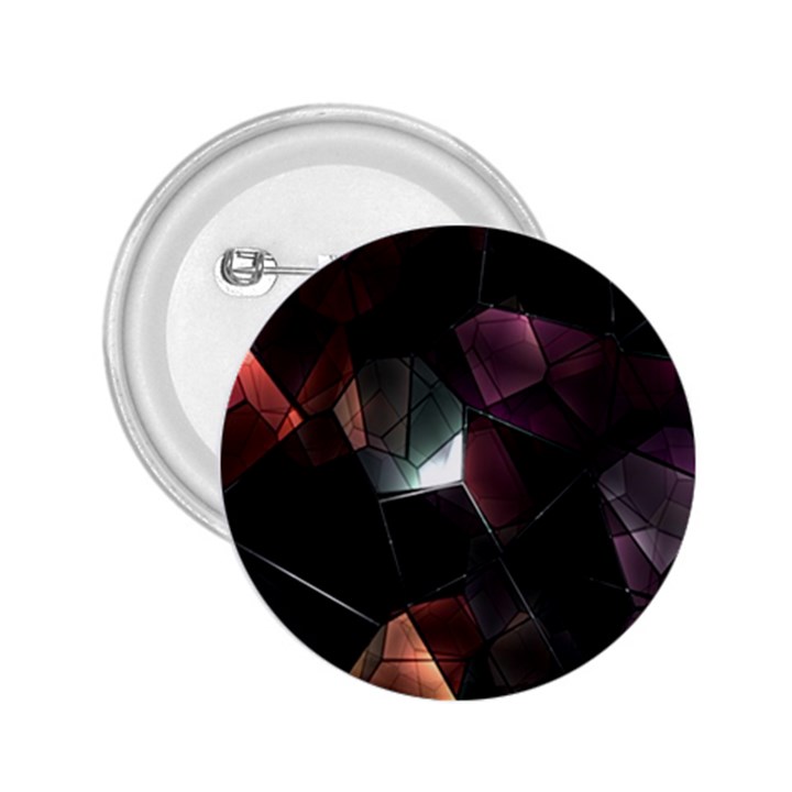 Crystals Background Design Luxury 2.25  Buttons