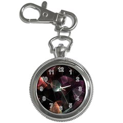 Crystals Background Design Luxury Key Chain Watches by Sapixe