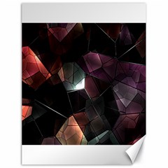 Crystals Background Design Luxury Canvas 18  X 24   by Sapixe