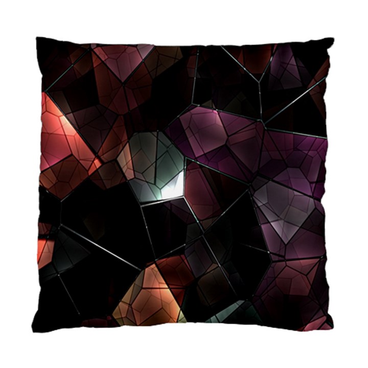 Crystals Background Design Luxury Standard Cushion Case (One Side)