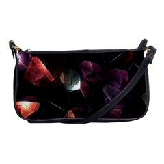 Crystals Background Design Luxury Shoulder Clutch Bags by Sapixe