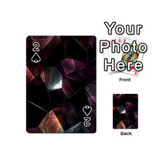 Crystals Background Design Luxury Playing Cards 54 (mini)  by Sapixe