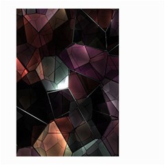 Crystals Background Design Luxury Small Garden Flag (two Sides) by Sapixe