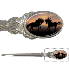 Horses Sunset Photoshop Graphics Letter Openers by Sapixe