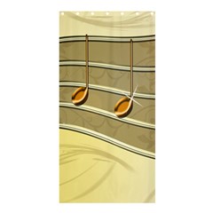 Music Staves Clef Background Image Shower Curtain 36  X 72  (stall)  by Sapixe