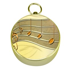 Music Staves Clef Background Image Gold Compasses by Sapixe