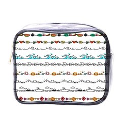 Decoration Element Style Pattern Mini Toiletries Bags by Sapixe