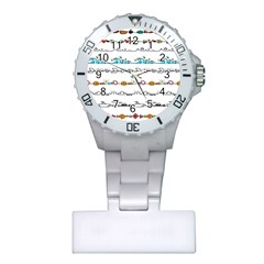 Decoration Element Style Pattern Plastic Nurses Watch by Sapixe