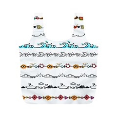 Decoration Element Style Pattern Full Print Recycle Bags (m)  by Sapixe