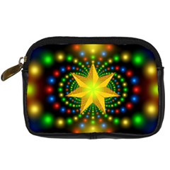 Christmas Star Fractal Symmetry Digital Camera Cases by Sapixe