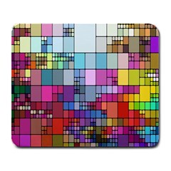 Color Abstract Visualization Large Mousepads by Sapixe