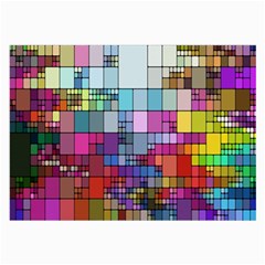 Color Abstract Visualization Large Glasses Cloth (2-side)